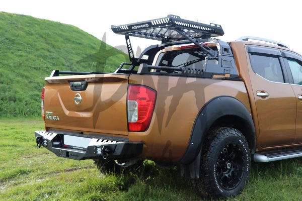 AQM-S10 NAVARA 2 Isuzu D-Max 2012+ Rear Bumper Matt Black