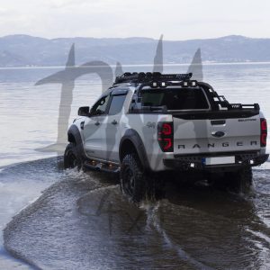 Ford Ranger 2012 +Rear Bumper Matt Black