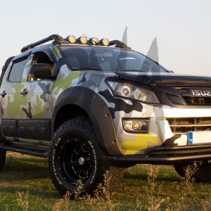 Isuzu D-Max 2012+ City Bar/Nudge Bar Matt Black