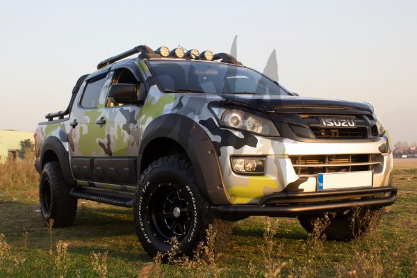 Isuzu D-Max 2012+ City Bar/Nudge Bar Matt Black