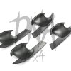 Ford Ranger 2012+ Matt Black Door Handle Inserts