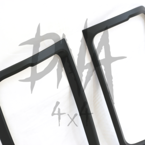 IMG_1328 Volkswagen Amarok 2010+ Taillight Covers Matt Black