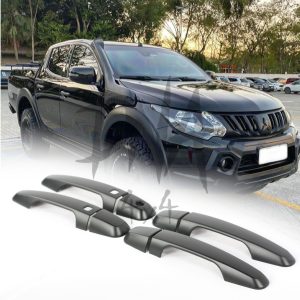 Mitsubishi L200 2015+ Door Handle Covers - Matt Black
