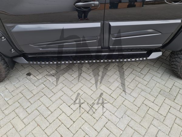 VW Amarok 2010-17 Steel Side Steps (Black)