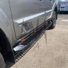 NN3 6 Isuzu D-Max 2012+ Steel Side Steps (Black) With LEDs