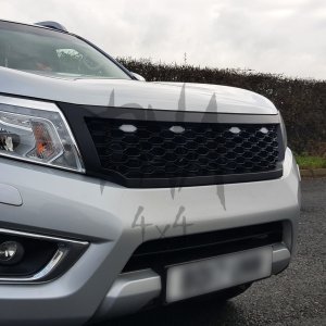 Nissan Navara NP300 2015+ Front Grille Matt Black with LED