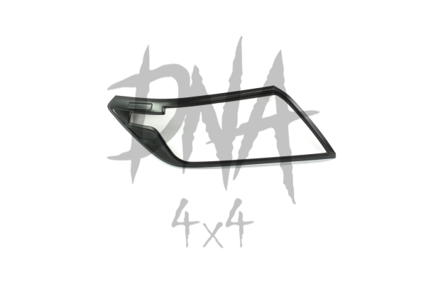 NN3-HLC 15 Nissan Navara 2014+ NP300 D23 Headlight Cover Guard Matte Black