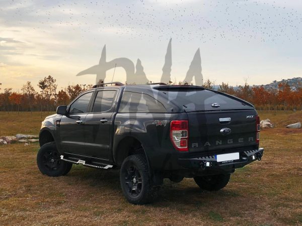 S32 2 Nissan Navara NP300 Steel Side Steps (Matt Black)