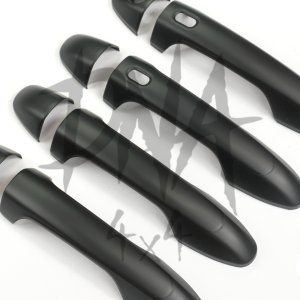 TH15-DHC 6.2 Toyota Hilux 2016+ Door Handle Covers - Matt Black