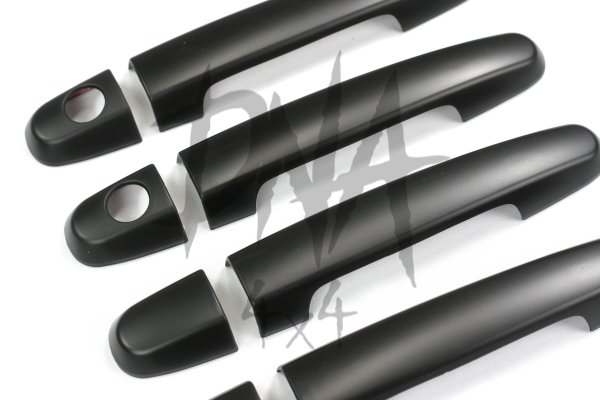 Toyota Hilux 2005-2015 Door Handle Covers - Matt Black