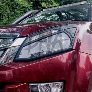 Head Light Covers for Isuzu D-Max 2012-2016