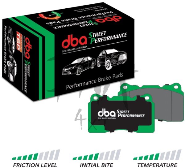 DBA Street Performance Brake Pads Ford Ranger T6 PX PX1 PX2 PX3 2011-22