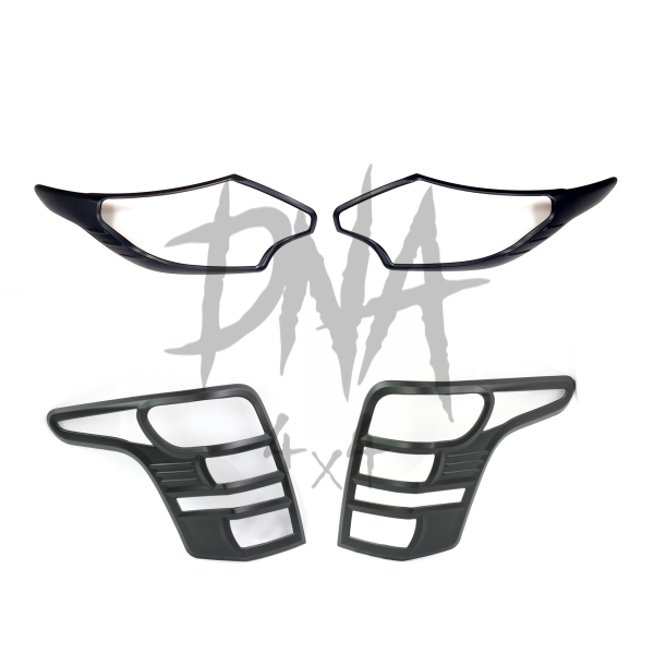 ml5-mlt-1 Mitsubishi L200 2015-2019 Headlight AND Tail Lamp Covers