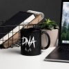 DNA4x4 Black Glossy Mug
