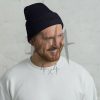 cuffed-beanie-navy-front-645e183f95bd0.jpg DNA4x4 Cuffed Beanie - Black Logo