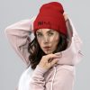 cuffed-beanie-red-front-645e183f95b86.jpg DNA4x4 Cuffed Beanie - Black Logo