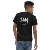 mens-classic-tee-black-back-2-645e08eca2085.jpg DNA4x4 Printed T Shirt – White Logo