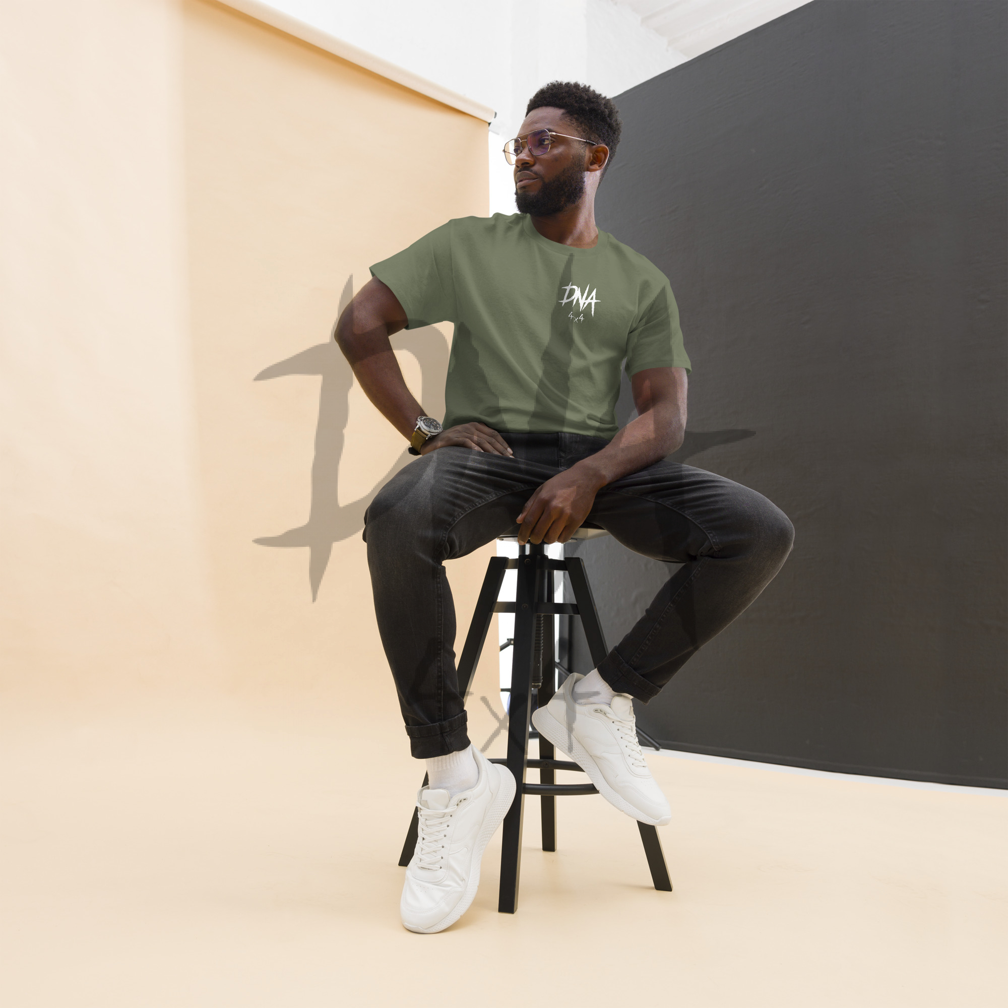 DNA4x4 Printed T Shirt – White Logo - Image 18