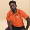 mens-classic-tee-orange-front-2-645e08ecab099.jpg DNA4x4 Printed T Shirt – White Logo