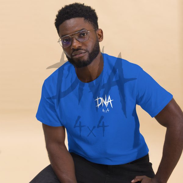 mens-classic-tee-royal-front-2-645e08eca591d.jpg DNA4x4 Printed T Shirt – White Logo
