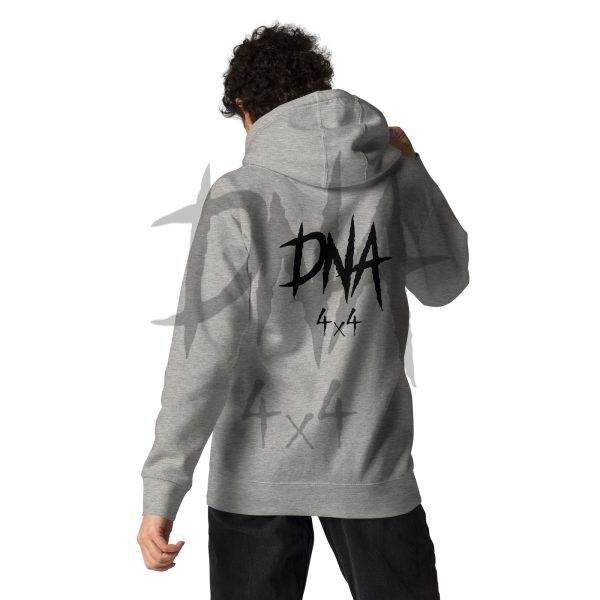 unisex-premium-hoodie-carbon-grey-back-645e0989cad09.jpg DNA4x4 Unisex Hoodie - Black Logo
