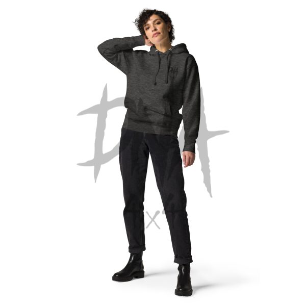 unisex-premium-hoodie-charcoal-heather-front-645e0989c8e8f.jpg DNA4x4 Unisex Hoodie - Black Logo