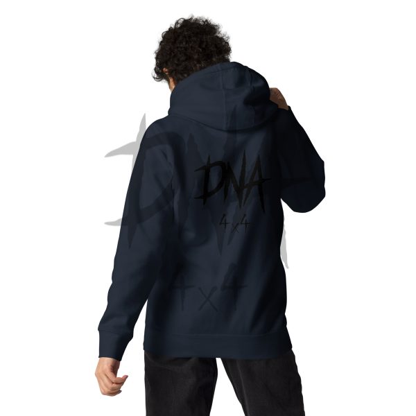 unisex-premium-hoodie-navy-blazer-back-645e0989c7478.jpg DNA4x4 Unisex Hoodie - Black Logo