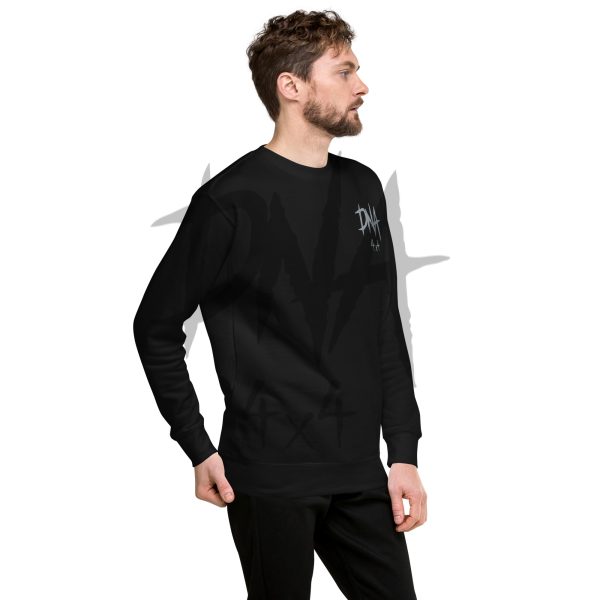 unisex-premium-sweatshirt-black-right-front-645e10190ed30.jpg DNA4x4 Embroidered Premium Sweatshirt