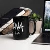 DNA4x4 Black Glossy Mug