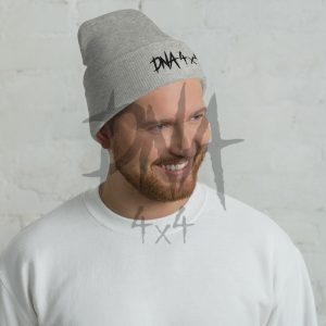 DNA4x4 Cuffed Beanie - Black Logo