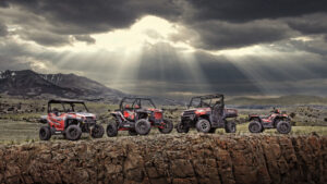 Off-road vehicle line up