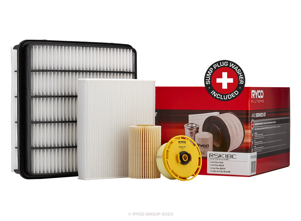 RYCO SERVICE KIT for TOYOTA/LAND CRUISER/2007 - 2021/1VD-FTV