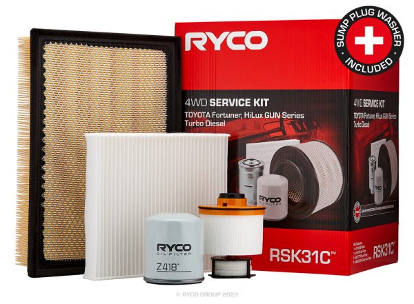RYCO SERVICE KIT for TOYOTA/HILUX 2015 - 2020