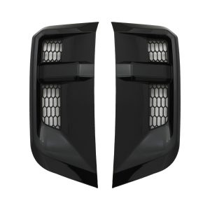 Predator4x4 Gloss Black Side Vents To Fit Land Rover Defender 90 110 130 L663 2020+