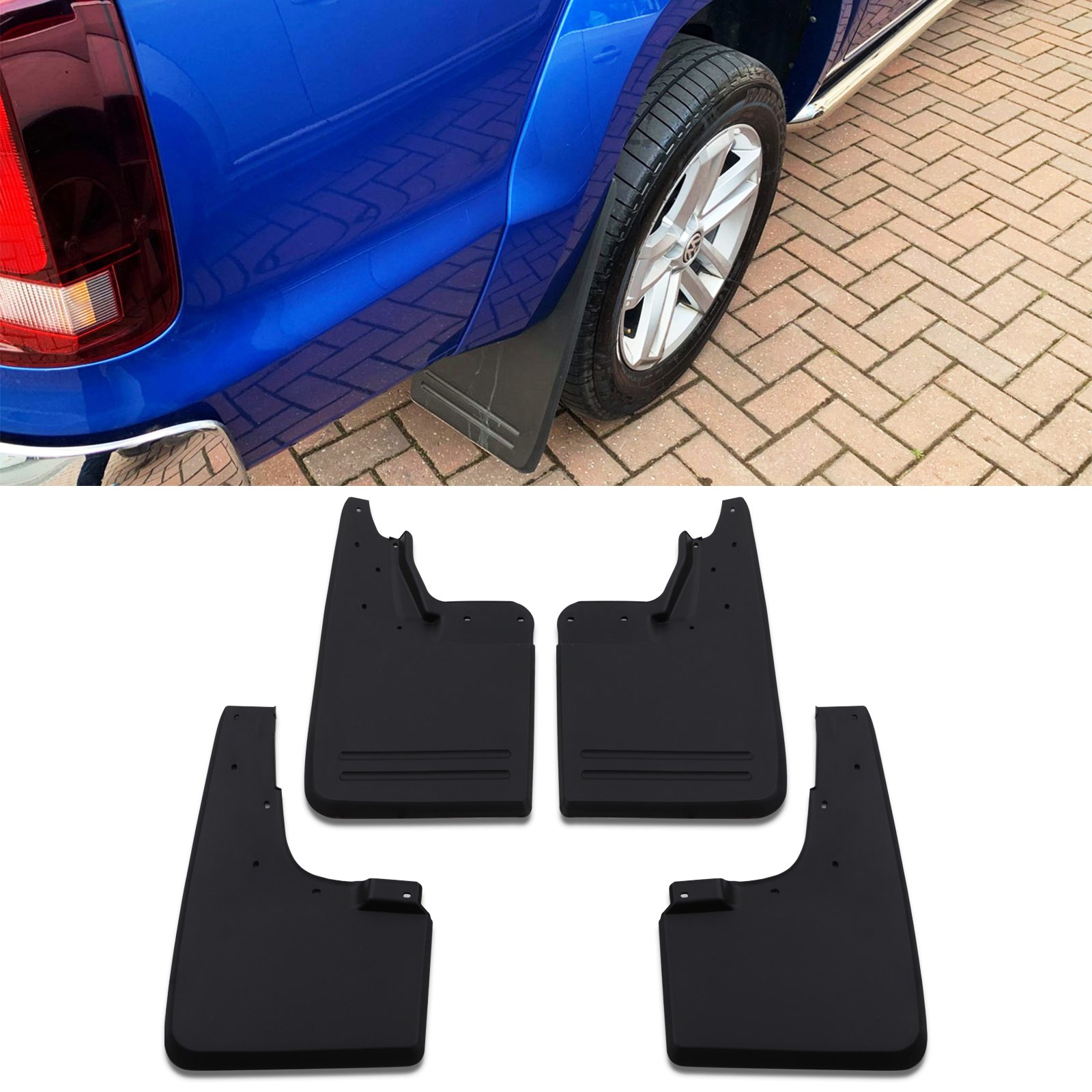 VW Amarok Mudflap Set