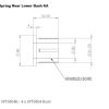FORD RANGER 2011-2015 | RANGER PX I 4WD - Spring Rear Lower Bush Kit