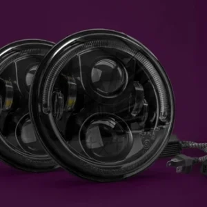 Stedi 7" Carbon Black Headlight Pair
