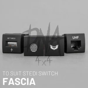STEDI Square Type Push Switches to suit STEDI Switch Fascia