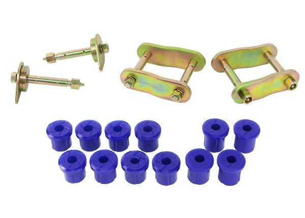 KIT193SK_3 TOYOTA LAND CRUISER 2007-ON | LAND CRUISER 79 SERIES - Greasable Shackle and Bushing Kit