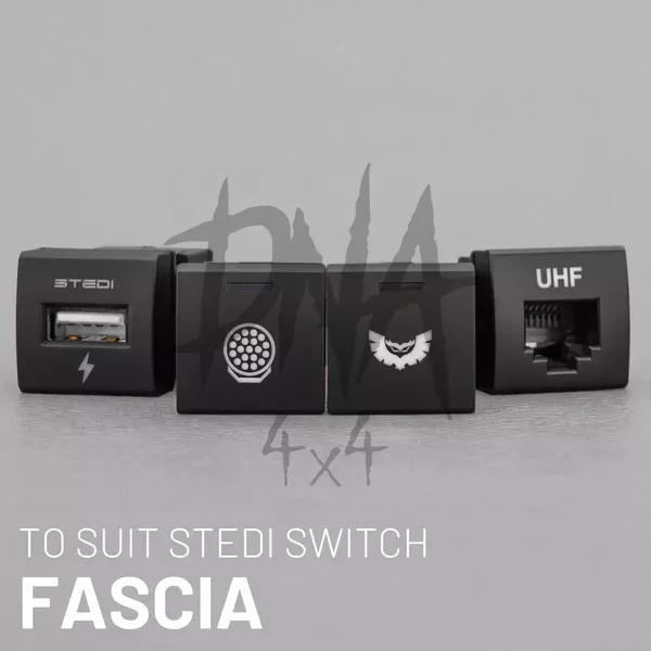 STEDI Square Type Push Switches to suit STEDI Switch Fascia