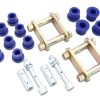 NISSAN NAVARA 2015-ON | NAVARA D23, NP300 SINGLE & KING CAB 4WD (LEAF REAR) - Greasable Shackle and Bushing Kit