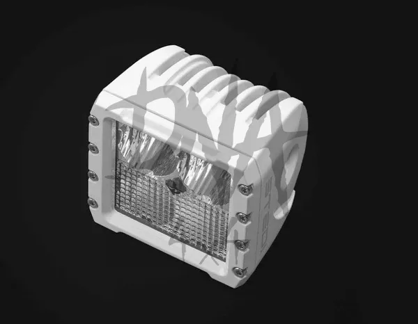 Stedi Marine White C4 LED Cube Light (Red/White Dual Lens)