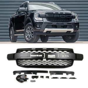 Ford Ranger T9 Wildtrak 2023+ Matte Black LED Light Grille