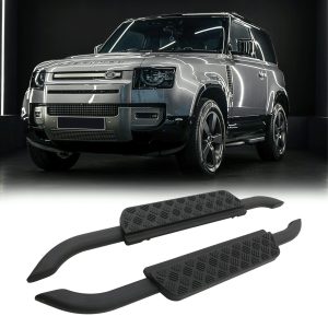 Predator 4x4 Chequered Side Steps To Fit Land Rover Defender 90 L663 2020+