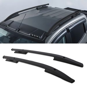 YHRR051_01-EBay.jpg Mitsubishi L200 Series 6 19-23 Black Roof Rails