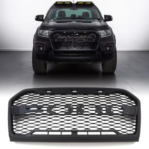 Ford Ranger T8 Wildtrak 19-21 Black LED Light Grille