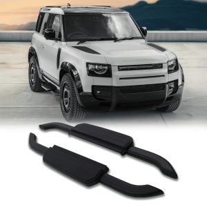 LRSS00750-50-NEW-LOGO-REMOVED-1.jpg Predator 4x4 Black Side Steps To Fit Land Rover Defender 90 2020+ L663