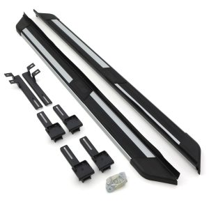 SMSS006-01-1.jpg VW T-Roc MK1 2017-2025 Black & Silver Side Steps