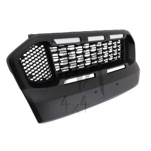TSGR002-02.jpg Ford Ranger T7 15-18 Black Grille With LED Lights