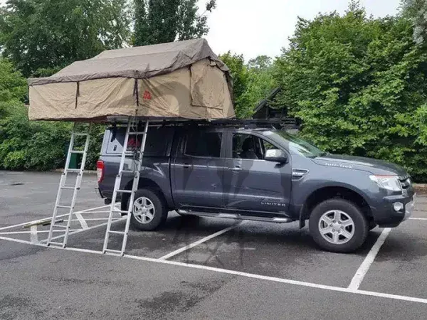 TUFF-TREK ® PRO Ruggedised XXL 2.2m Soft Top Tent + Lower Annex